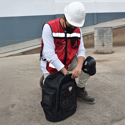 MOCHILA PARA HERRAMIENTAS BASE DE HULE